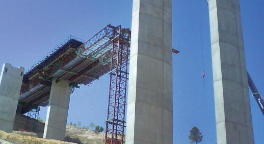 Bridge under construction